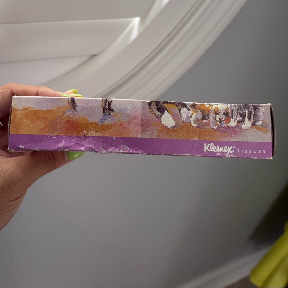 Vintage tissue Kleenex travel size box - Picture 5 of 6